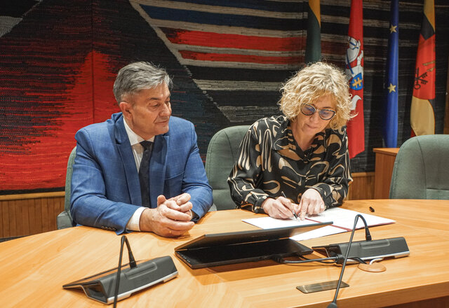 Siekiant įgyvendinti bendrus regionų tikslus – pasirašyta nauja partnerystės sutartis