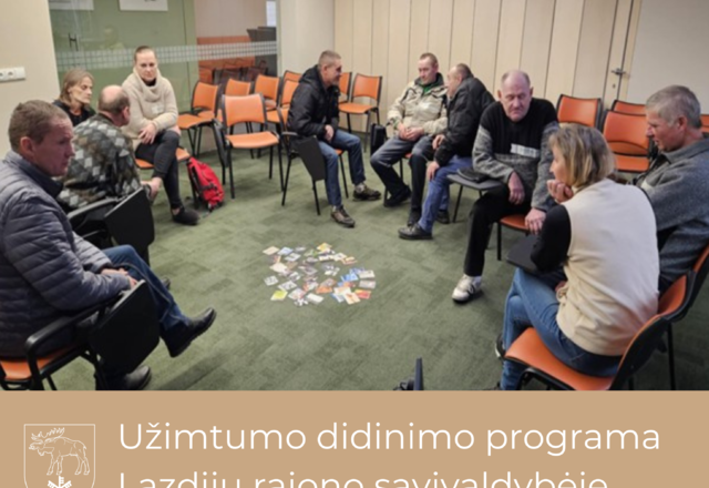 Užimtumo didinimo programa Lazdijų rajono savivaldybėje
