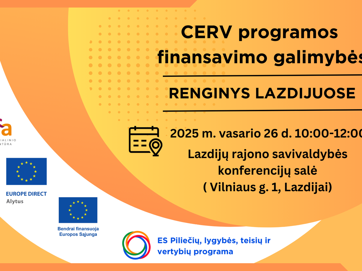 Kviečiame į renginį Lazdijuose!