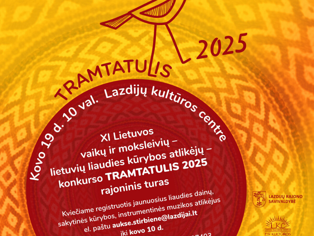 Konkursas „Tramtatulis“ – kviečia registruotis