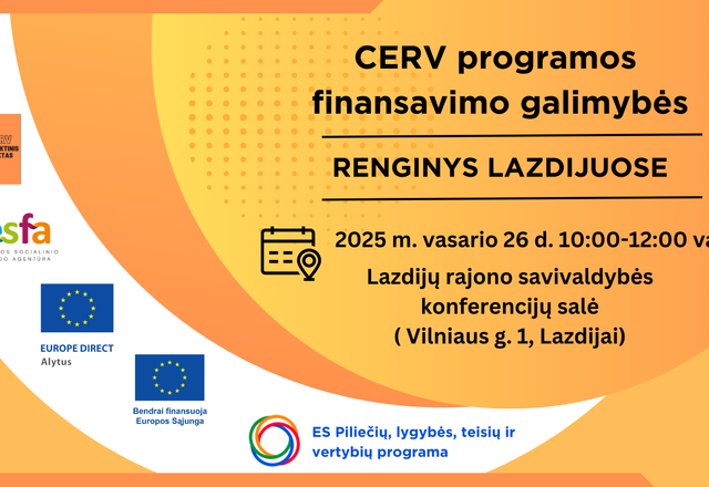 Kviečiame į renginį Lazdijuose!