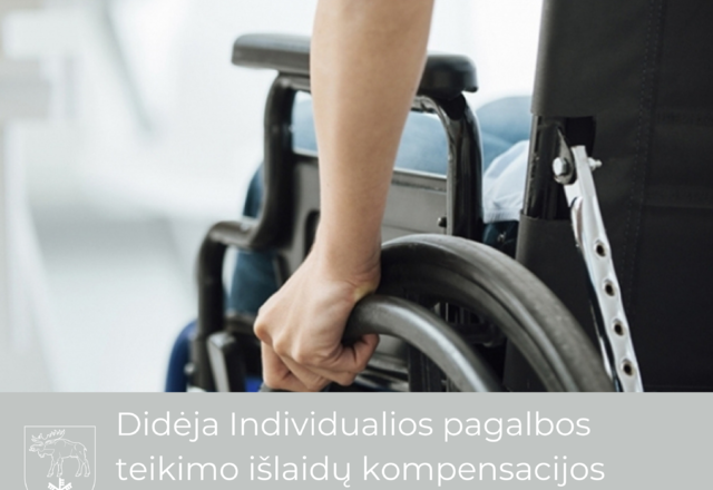 Didėja Individualios pagalbos teikimo išlaidų kompensacijos gyventojams