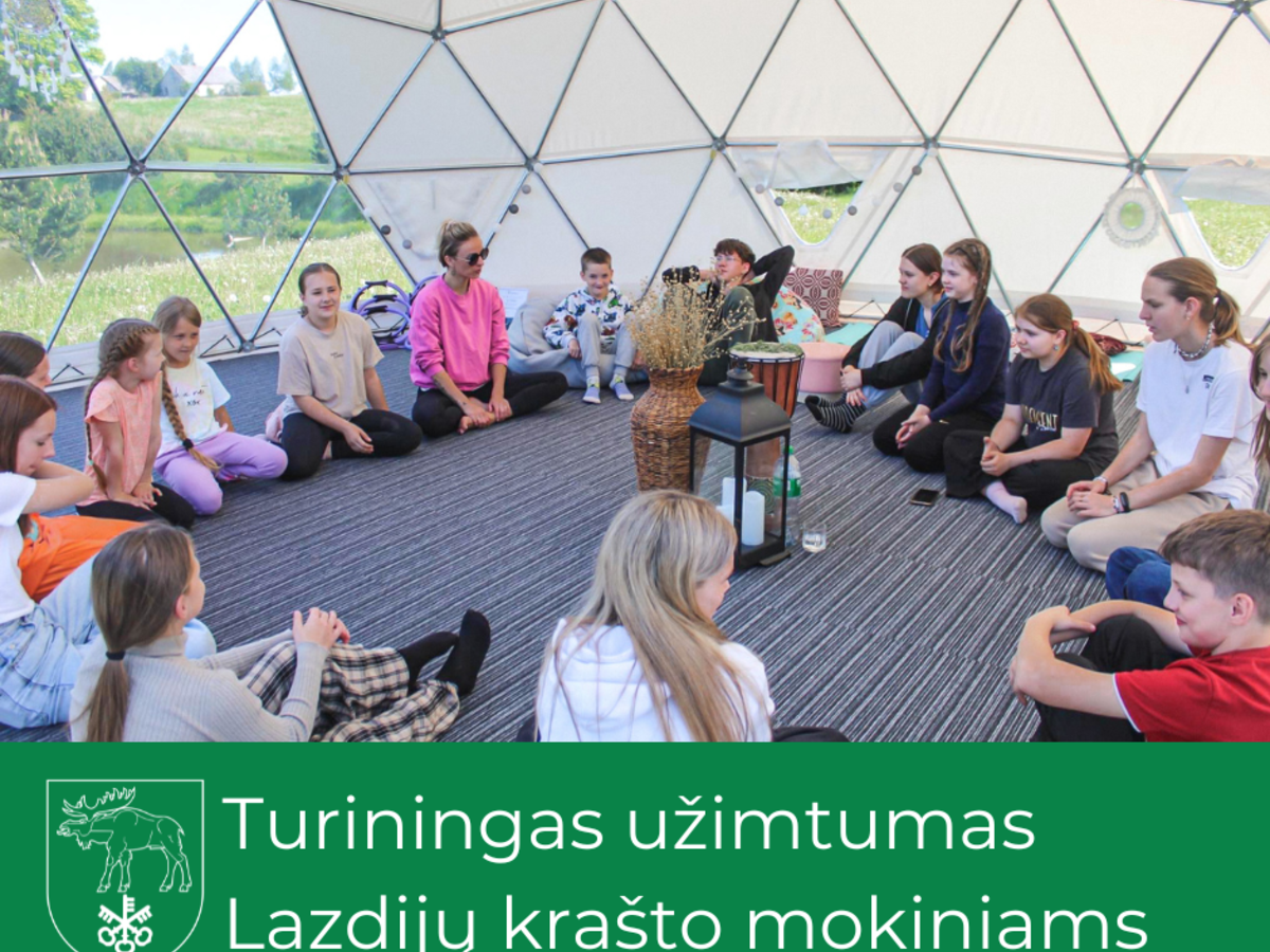 Turiningas užimtumas Lazdijų krašto mokiniams 