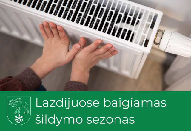 Lazdijuose baigiamas šildymo sezonas