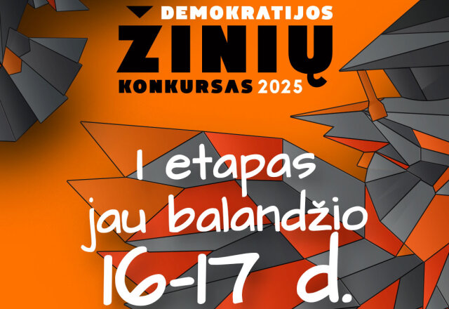 Prasidės ketvirtasis moksleiviams ir suaugusiems skirtas Demokratijos žinių konkursas