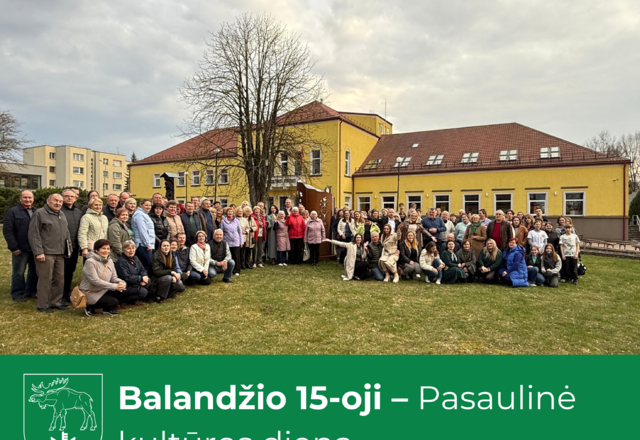 Balandžio 15-oji – Pasaulinė kultūros diena