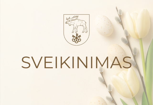 Sveikinimas šv. Velykų proga