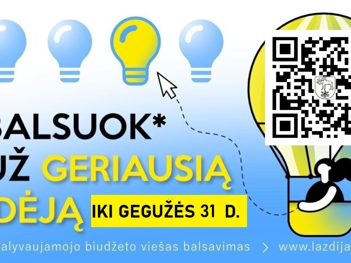 Rinkite labiausiai Lazdijų kraštui reikalingą projektą