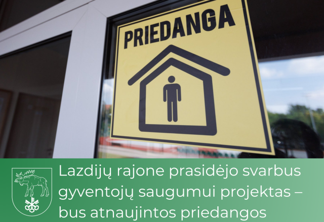 Lazdijų rajone prasidėjo svarbus gyventojų saugumui projektas – bus atnaujintos priedangos