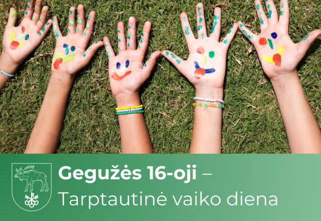 Gegužės 16-oji – Tarptautinė vaiko diena