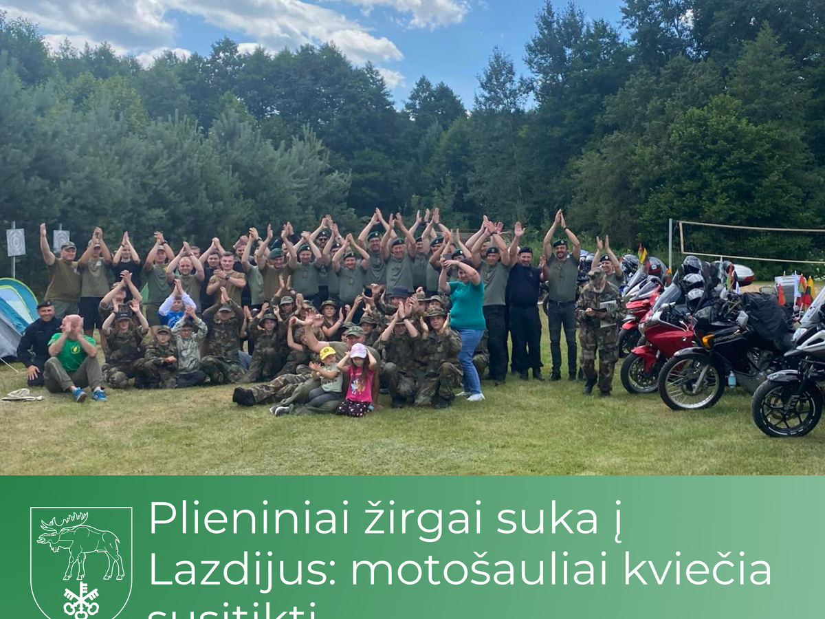 Plieniniai žirgai suka į Lazdijus: motošauliai kviečia susitikti