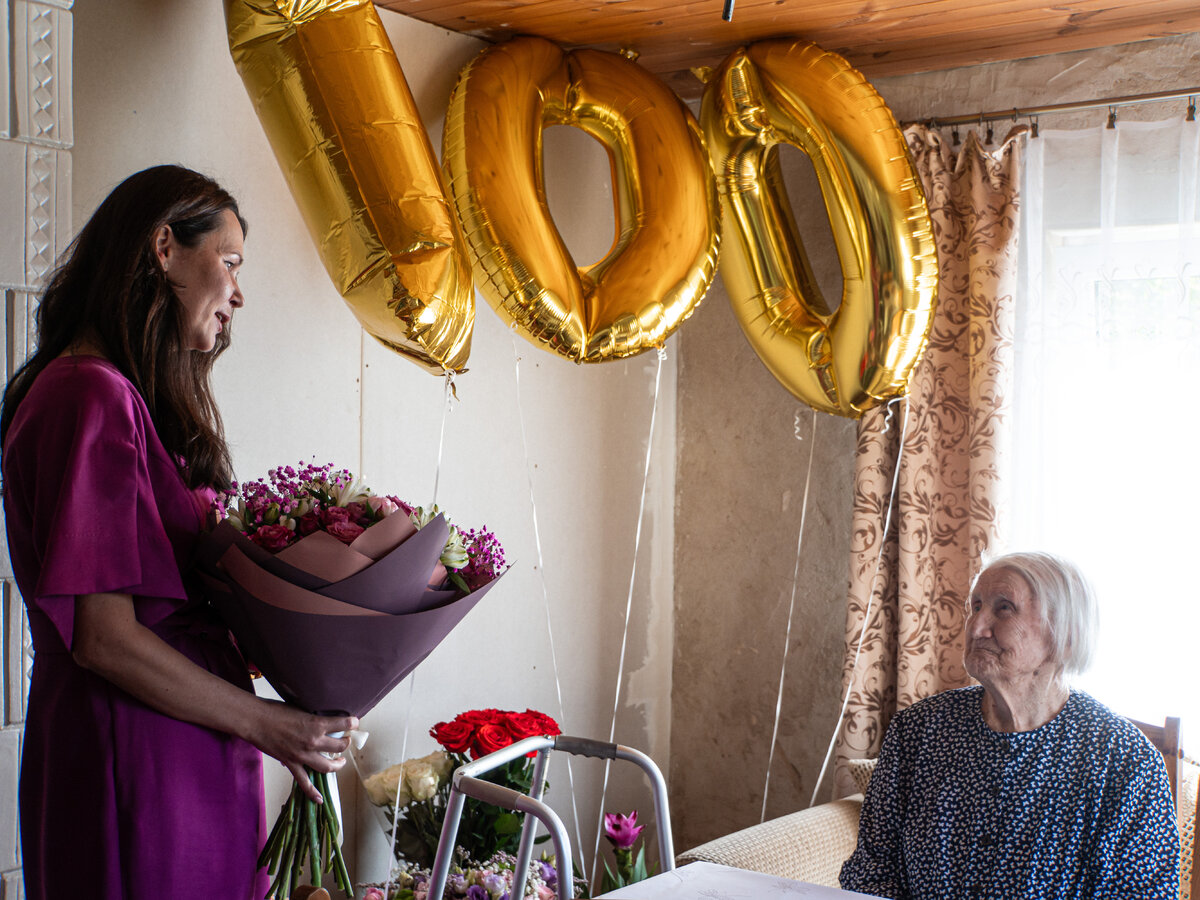 100 metų – šviesos, stiprybės ir šypsenos kupinas gyvenimas