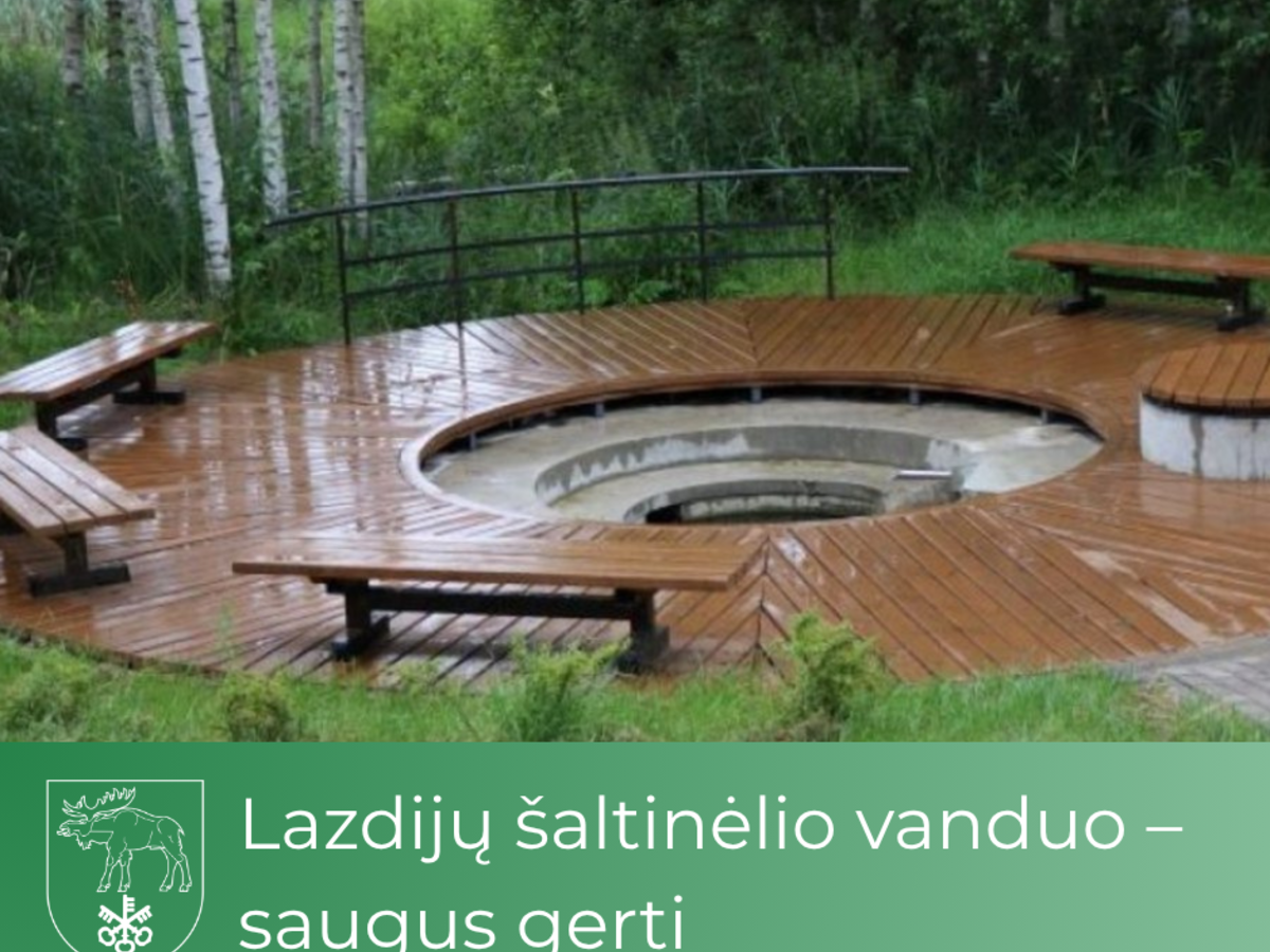 Lazdijų šaltinėlio vanduo – saugus gerti