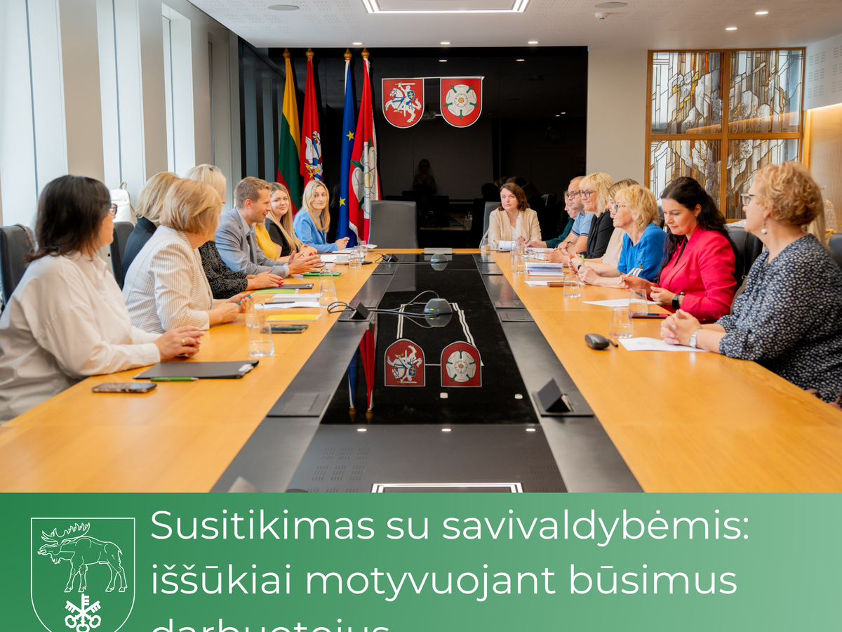 Susitikimas su regiono savivaldybių atstovais – apie iššūkius, kylančius motyvuojant ir siekiant...