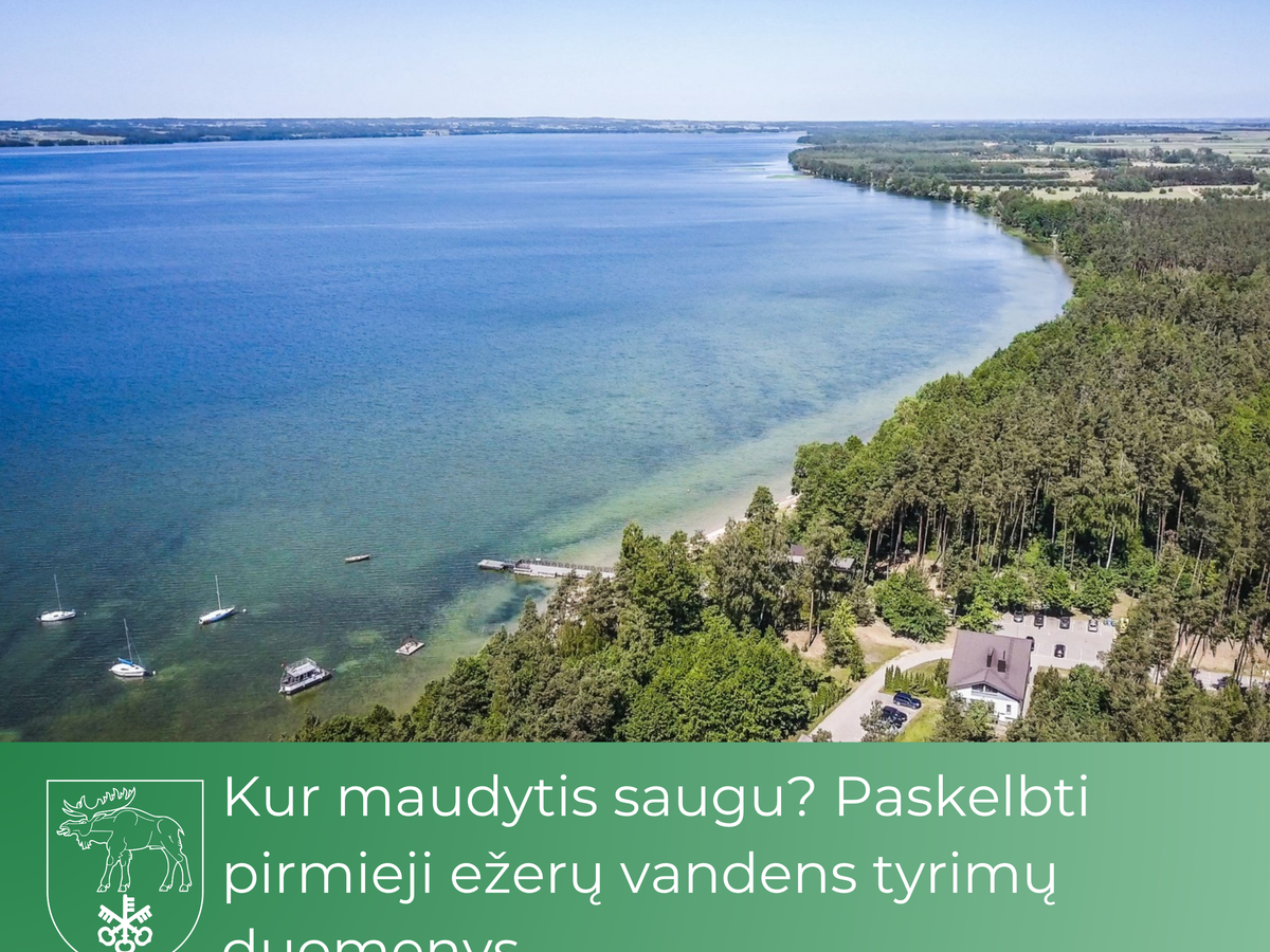 Kur maudytis saugu? Paskelbti pirmieji ežerų vandens tyrimų duomenys