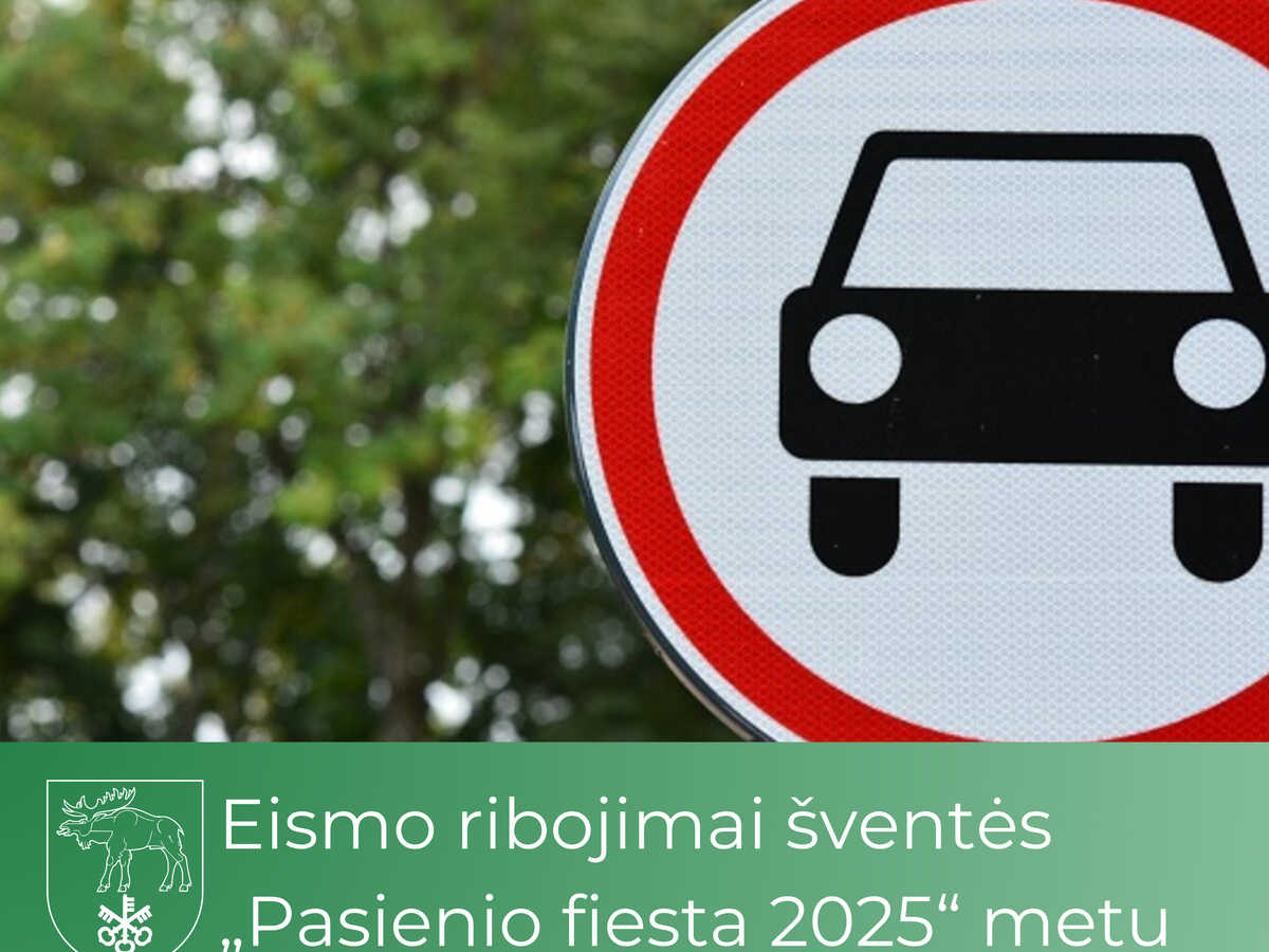 Eismo ribojimai šventės „Pasienio fiesta 2025“ metu