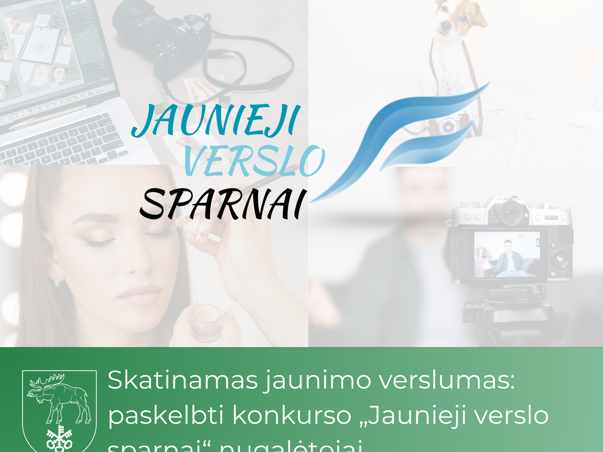 Skatinamas jaunimo verslumas: paskelbti konkurso „Jaunieji verslo sparnai“ nugalėtojai