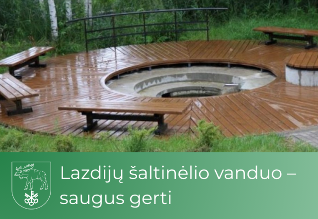 Lazdijų šaltinėlio vanduo – saugus gerti