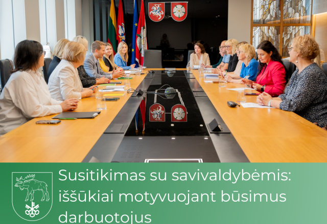 Susitikimas su regiono savivaldybių atstovais – apie iššūkius, kylančius motyvuojant ir siekiant...