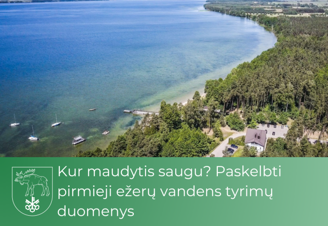 Kur maudytis saugu? Paskelbti pirmieji ežerų vandens tyrimų duomenys