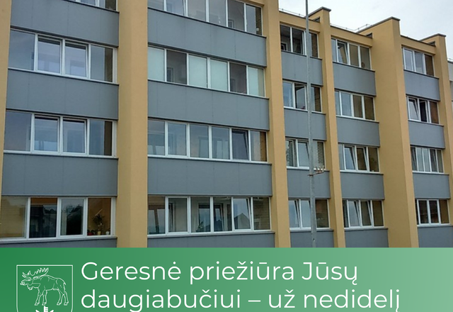 Geresnė priežiūra Jūsų daugiabučiui – už nedidelį mokestį