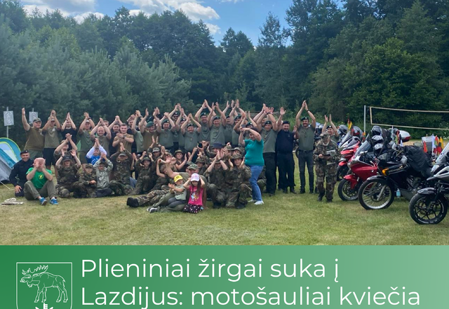 Plieniniai žirgai suka į Lazdijus: motošauliai kviečia susitikti