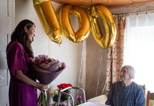 100 metų – šviesos, stiprybės ir šypsenos kupinas gyvenimas
