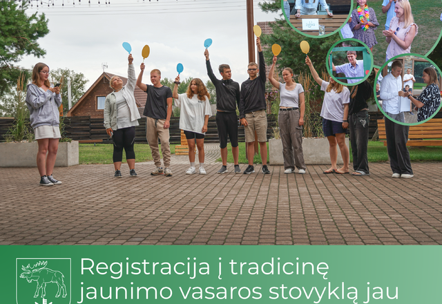 Registracija į tradicinę jaunimo vasaros stovyklą jau prasidėjo!