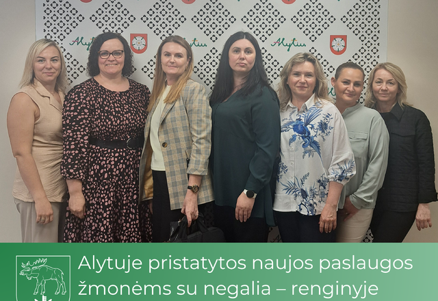 Alytuje pristatytos naujos paslaugos žmonėms su negalia – renginyje dalyvavo ir mūsų atstovai