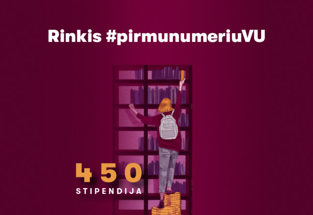 VU 450-mečio stipendija – finansinė parama būsimiems studentams