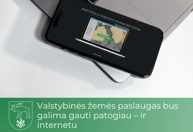 Valstybinės žemės paslaugas bus galima gauti patogiau – ir internetu 