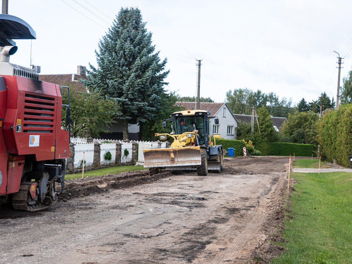 Lazdijų seniūnijoje – kelių atnaujinimo darbai