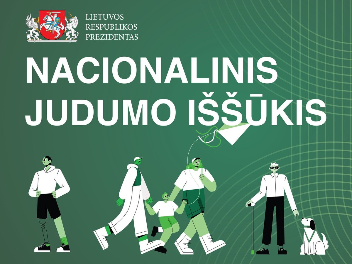 Nacionalinis judumo iššūkis prasidėjo!