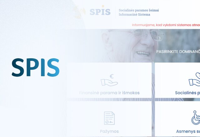Startuoja naujos SPIS elektroninės paslaugos