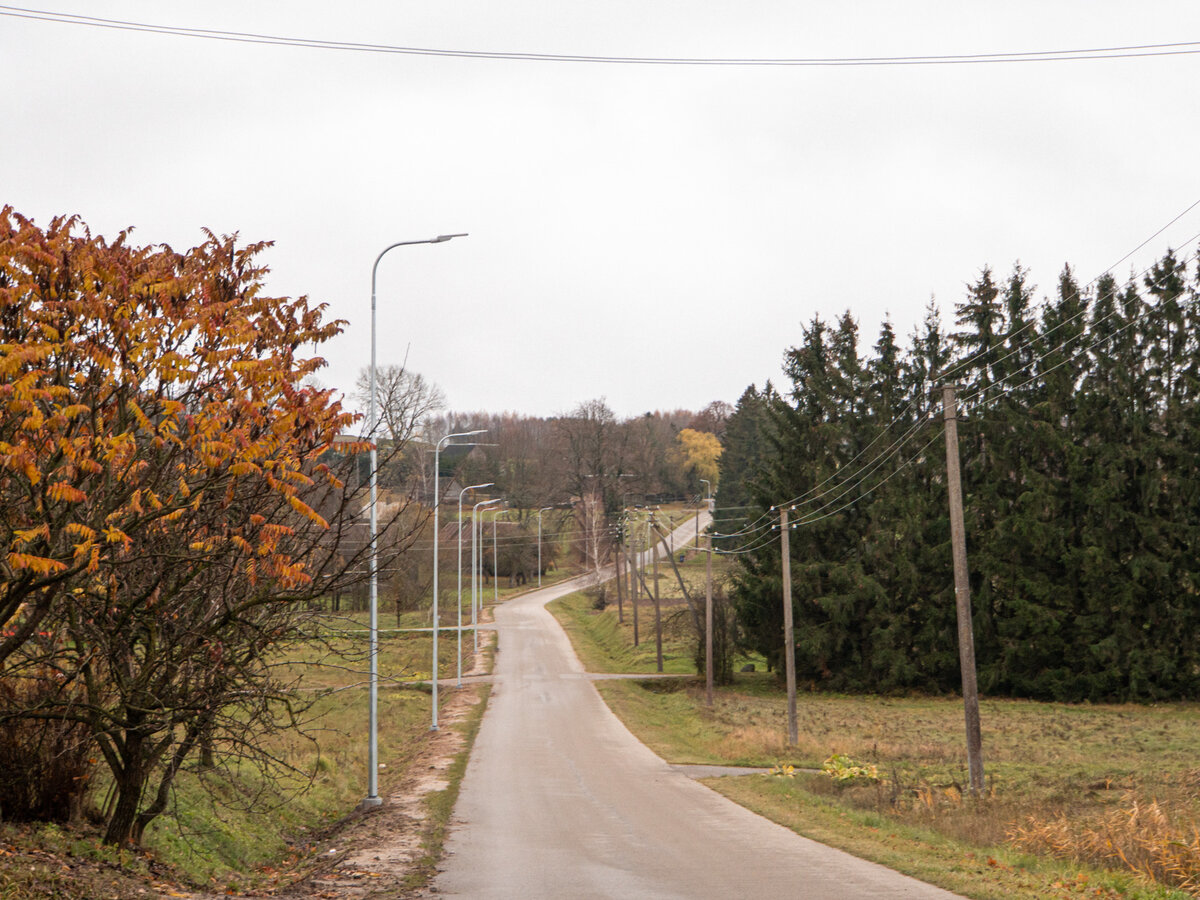 Rajone daugėja apšviestų gatvių