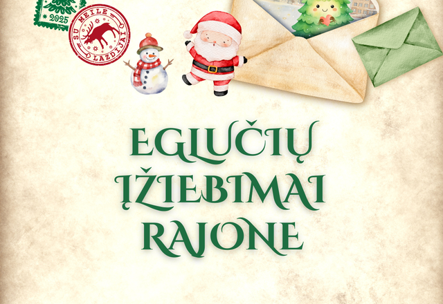 Eglučių įžiebimai rajone
