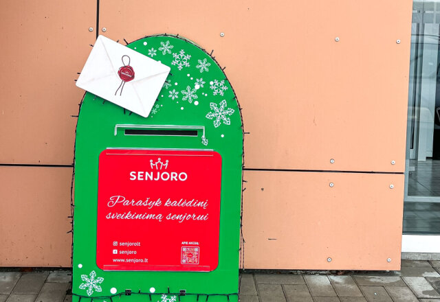 „Kalėdinis senjorų paštas“ kviečia kurti tiltą tarp kartų