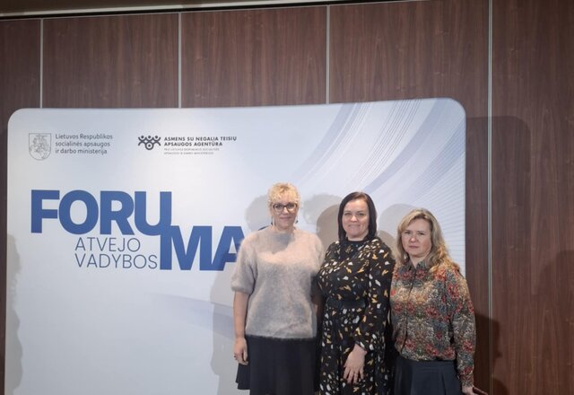 Savivaldybės specialistai dalyvavo nacionaliniame atvejo vadybos forume Vilniuje