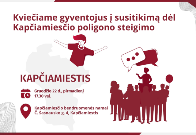 Kvietimas gyventojams