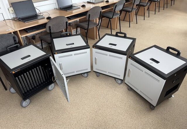 Dar daugiau modernios įrangos rajono gimnazijoms