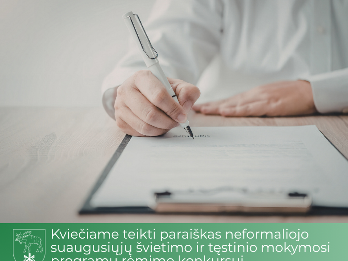 Kviečiame teikti paraiškas Lazdijų rajono savivaldybės neformaliojo suaugusiųjų švietimo ir...