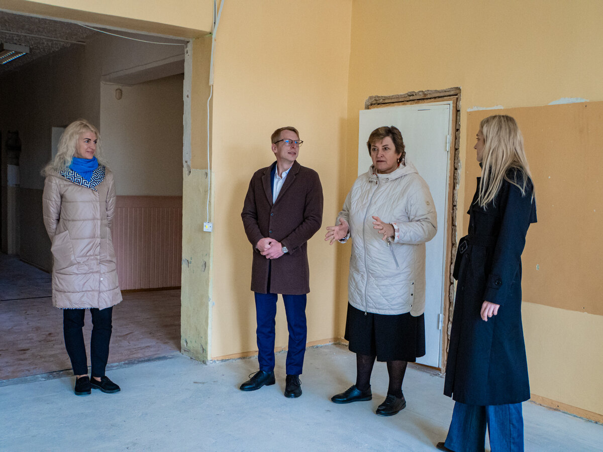 Lazdijų mokykloje-darželyje „Vyturėlis“ startavo remonto darbai