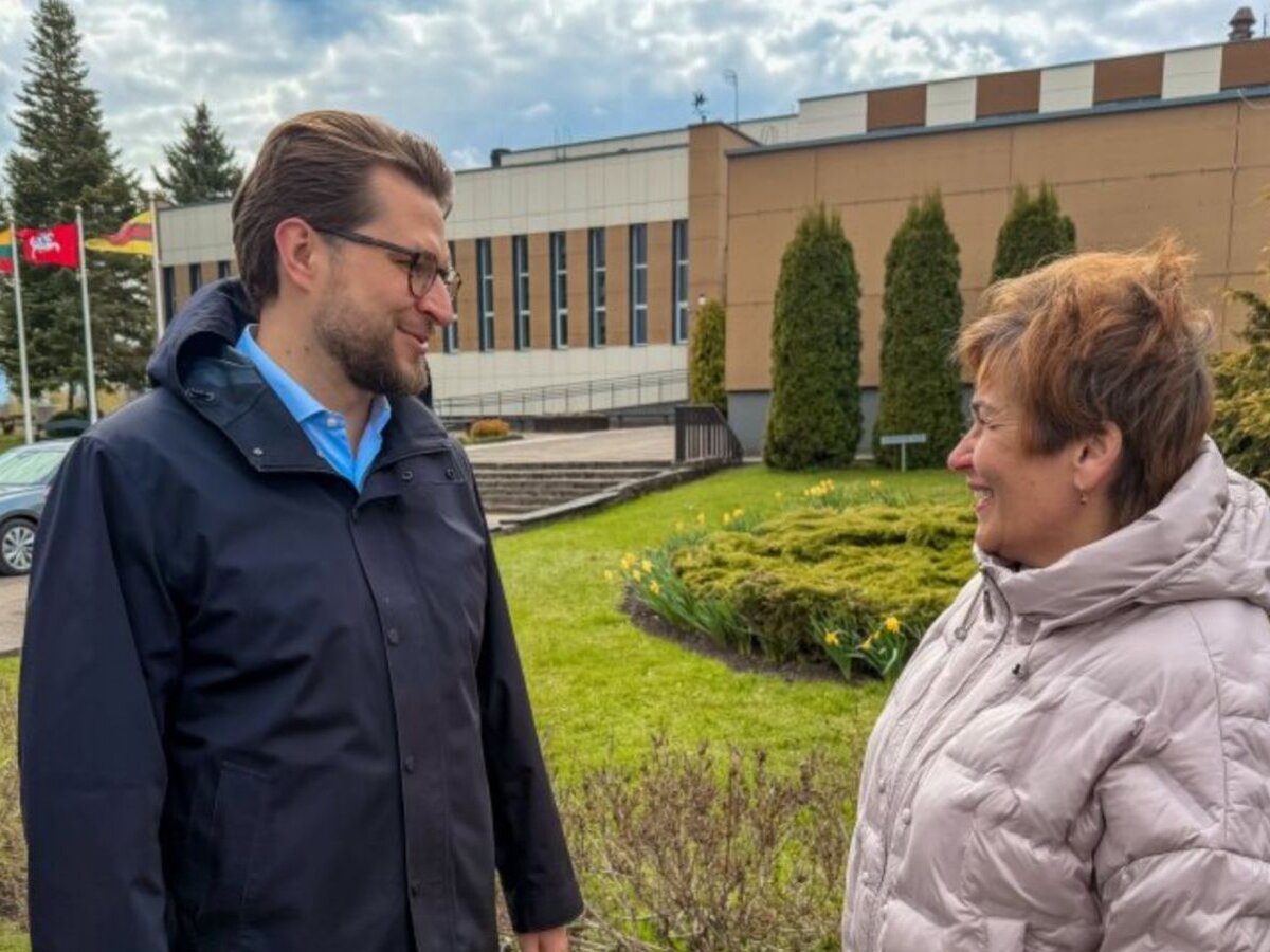 Seirijų Antano Žmuidzinavičiaus gimnazijoje viešėjo Seimo narys Lukas Savickas