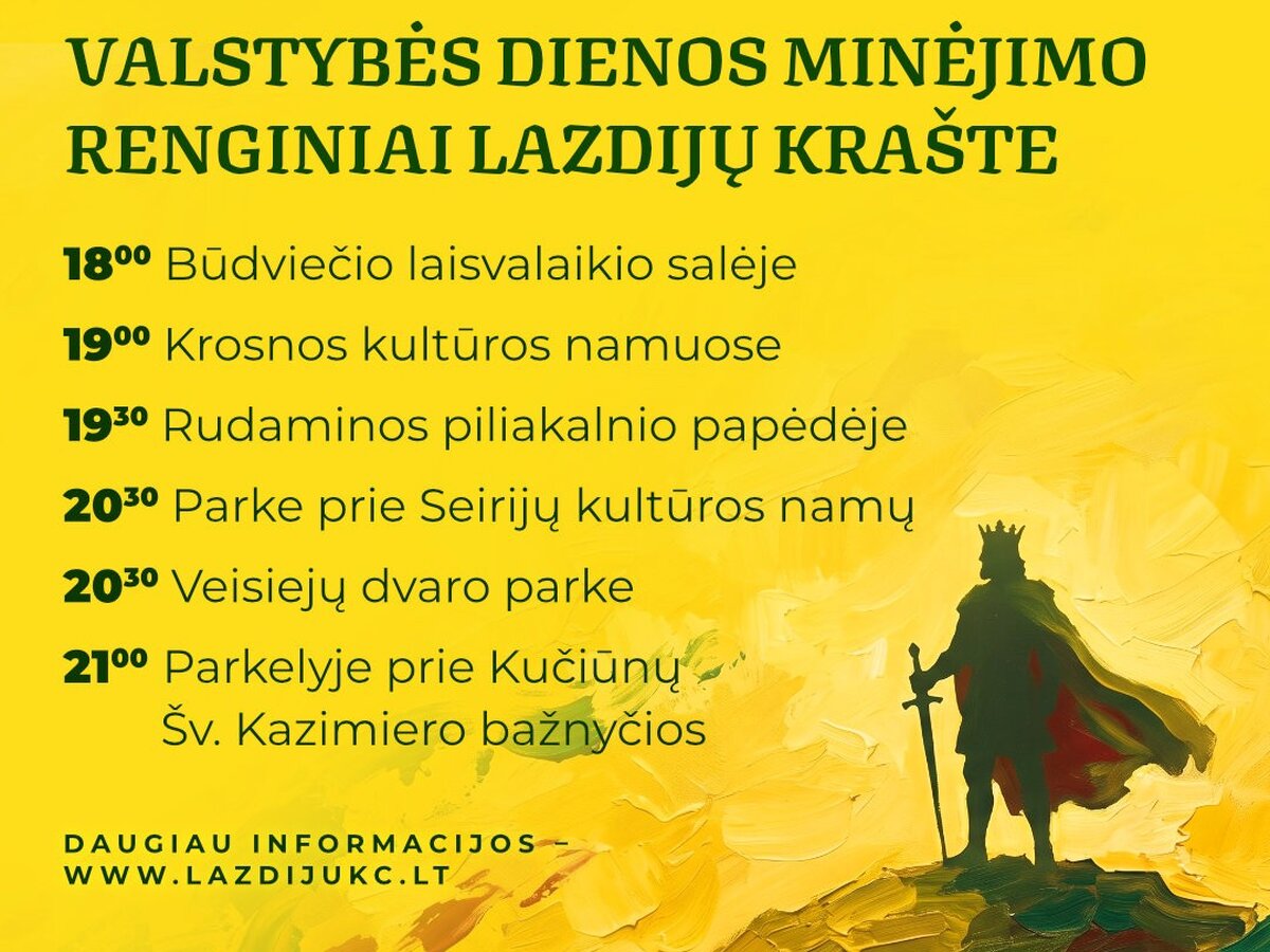 Liepos 6-ąją švęskime drauge: giedokime Tautišką giesmę vieningai