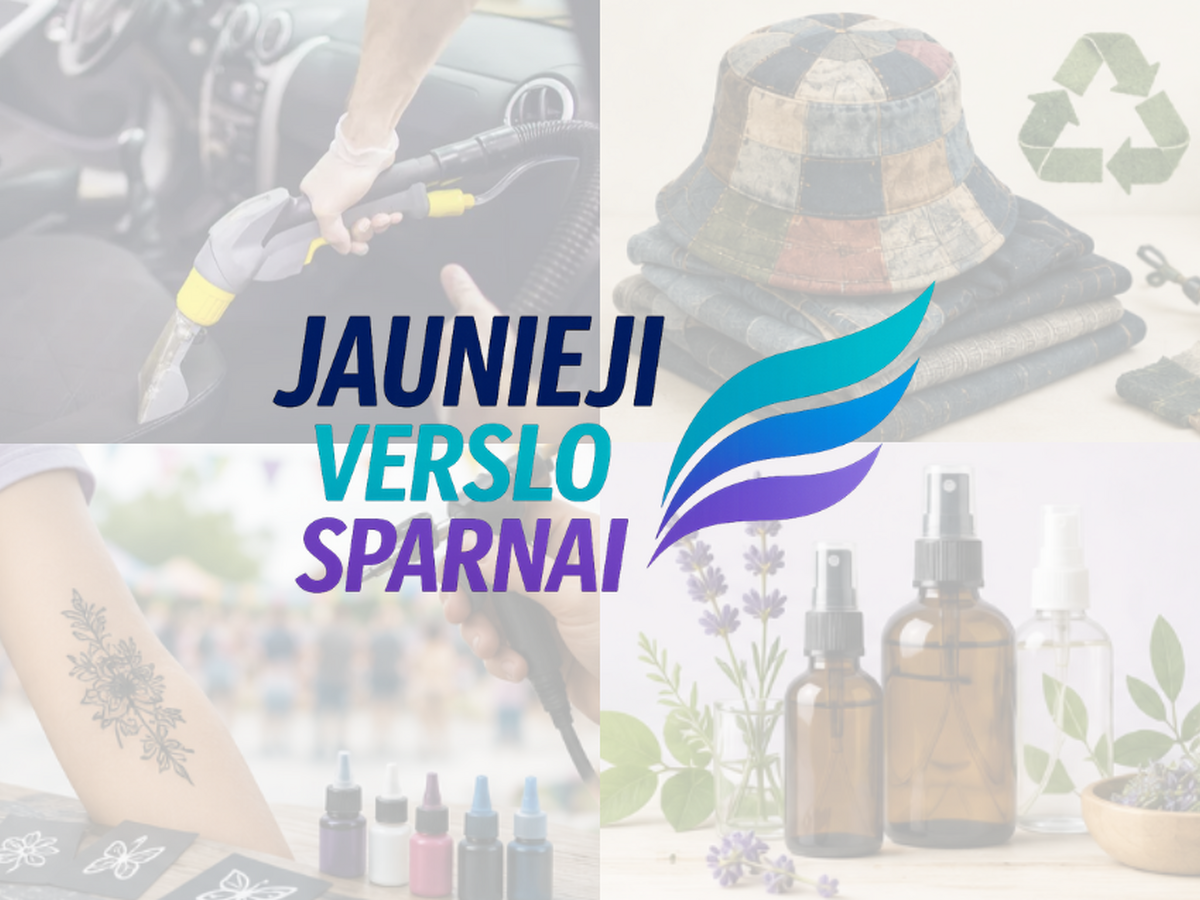 Verslus jaunimas: paskelbti konkurso „Jaunieji verslo sparnai“ nugalėtojai