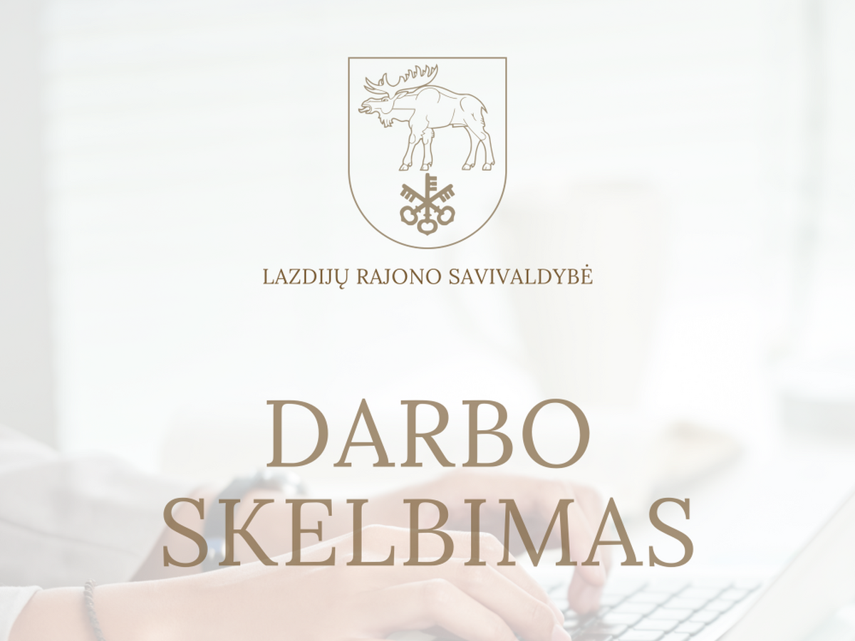 Siūlomas darbas
