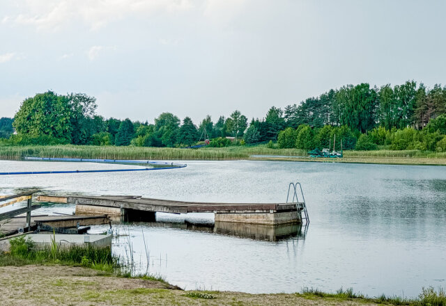 Startavo Baltajo ežero pakrantės tvarkymo darbai