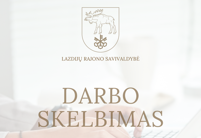Siūlomas darbas