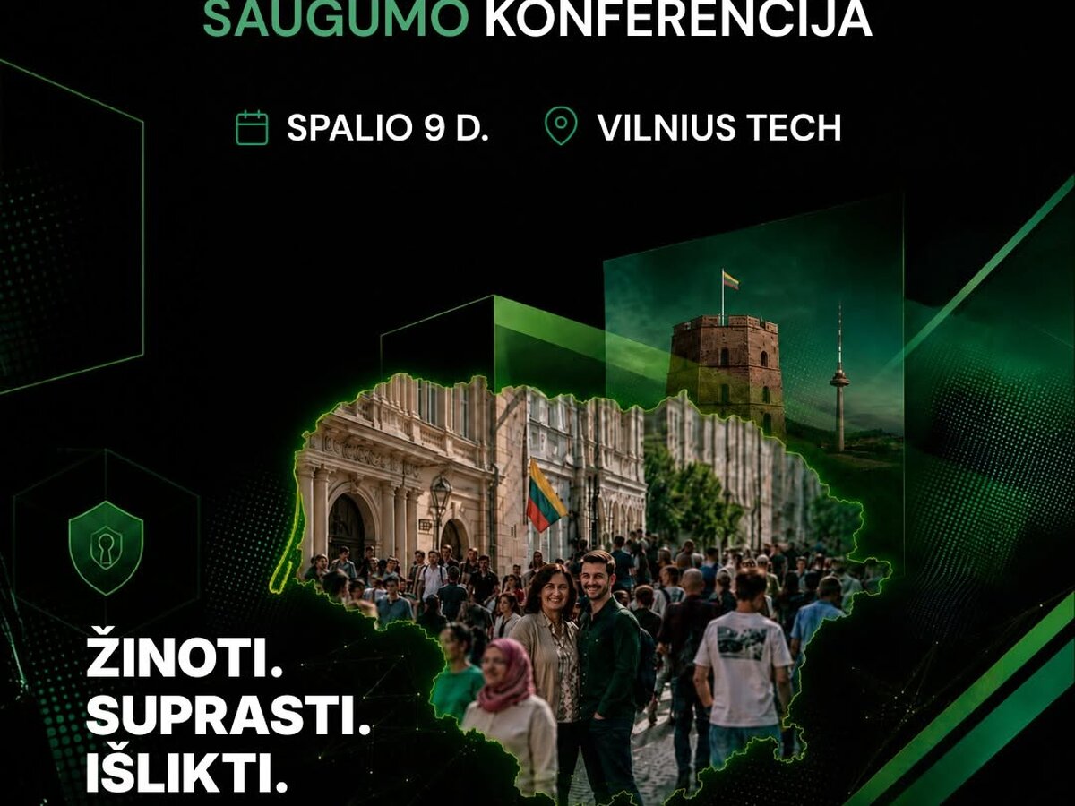 Kviečiame dalyvauti Lrytas organizuojamoje praktinėje saugumo konferencijoje „Saugumo kodas“