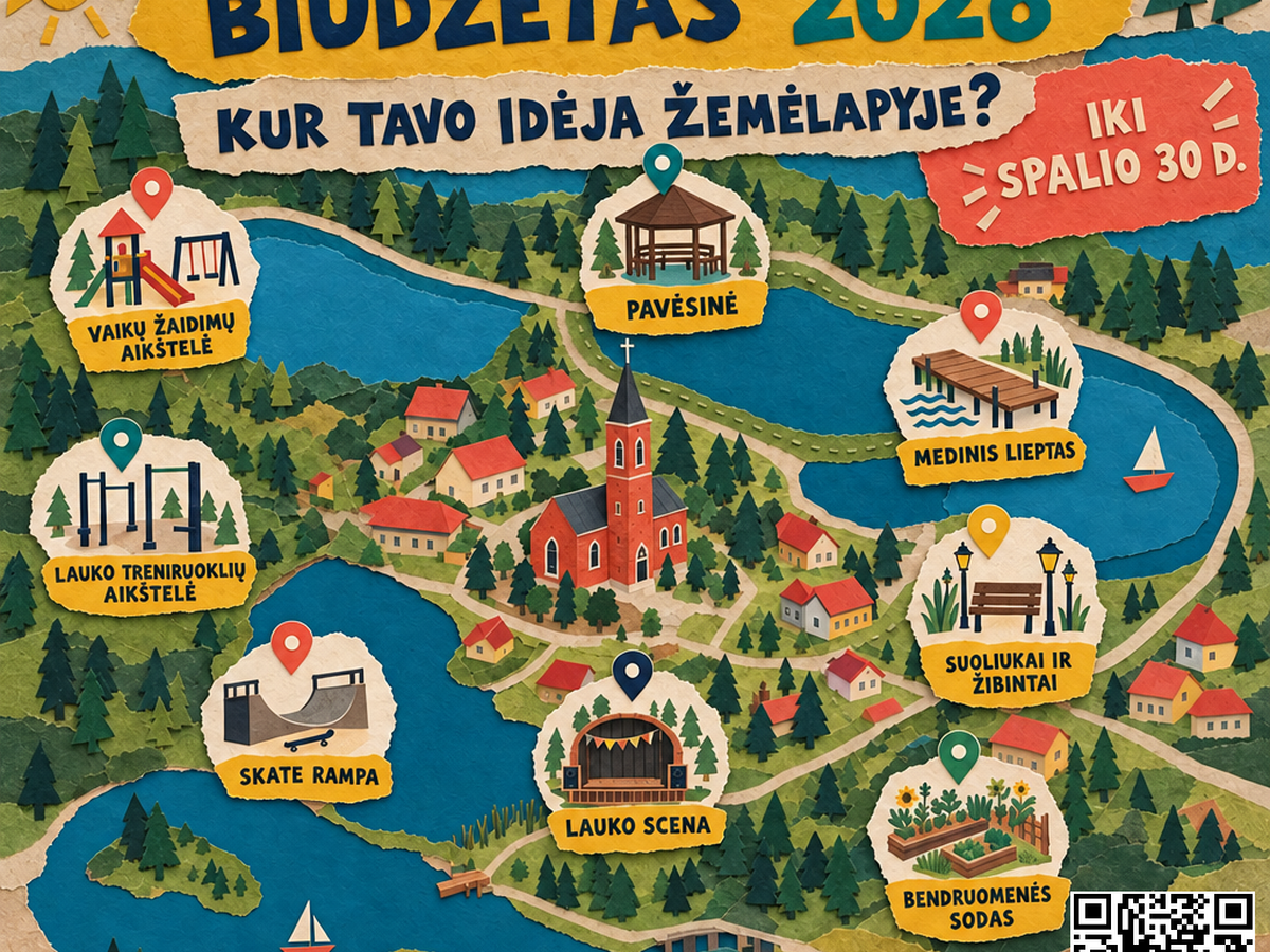 Dalyvaujamasis biudžetas vėl Lazdijų rajono savivaldybėje!